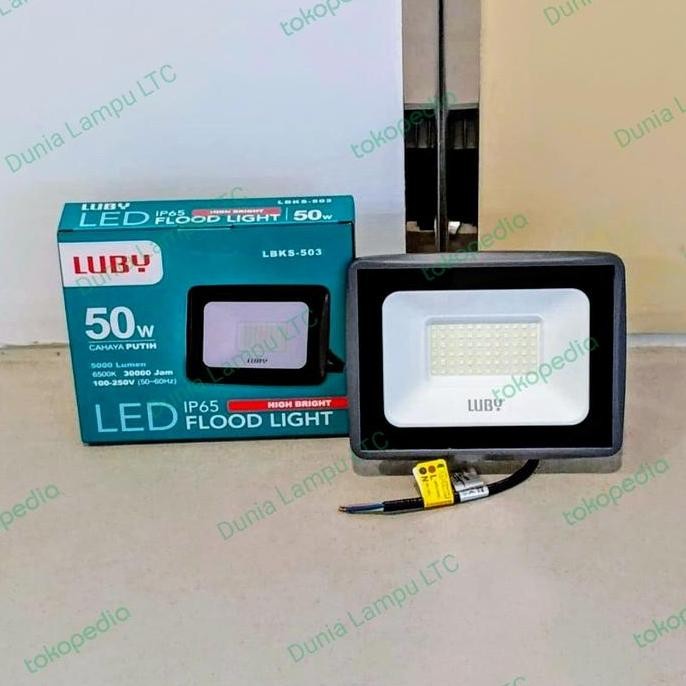 Lampu Sorot Luby 50 Watt Lampu Tembak Luby 50 Watt Sorot 50Watt Luby New Stok