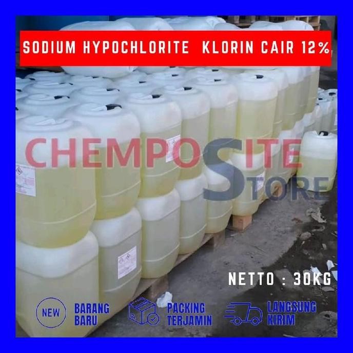 Kaporit Cair - Sodium Hypochlorite - Klorin Cair 12% Gojek Only