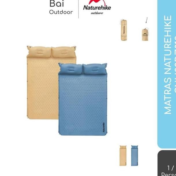Matras Self Inflate Sleeping Pad Camping Naturehike Cnh22Dz012