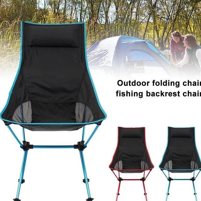 Kursi Lipat Outdoor Portable Jumbo Folding Chair Piknik Camping
