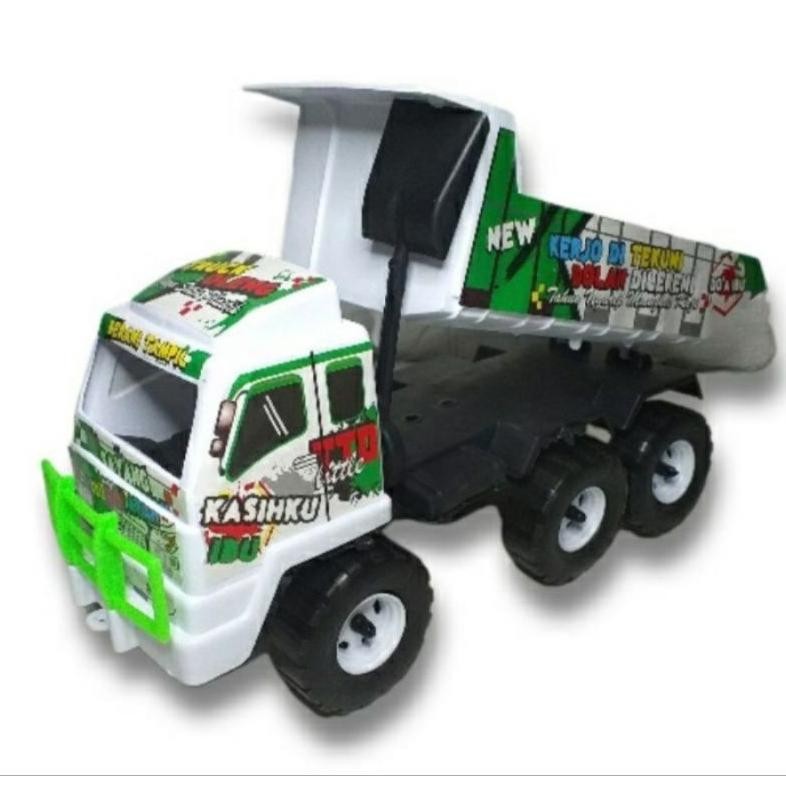 Mainan Anak Mobil Dump Truck Plastik Warna-Warni