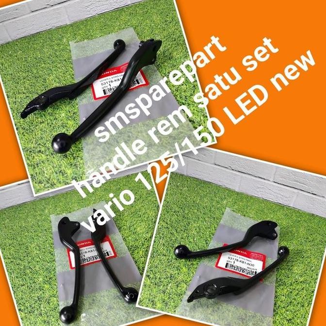 DF215>> handle handel hendel rem satu set kiri kanan cakram dan tromol motor honda vario 125/150 led