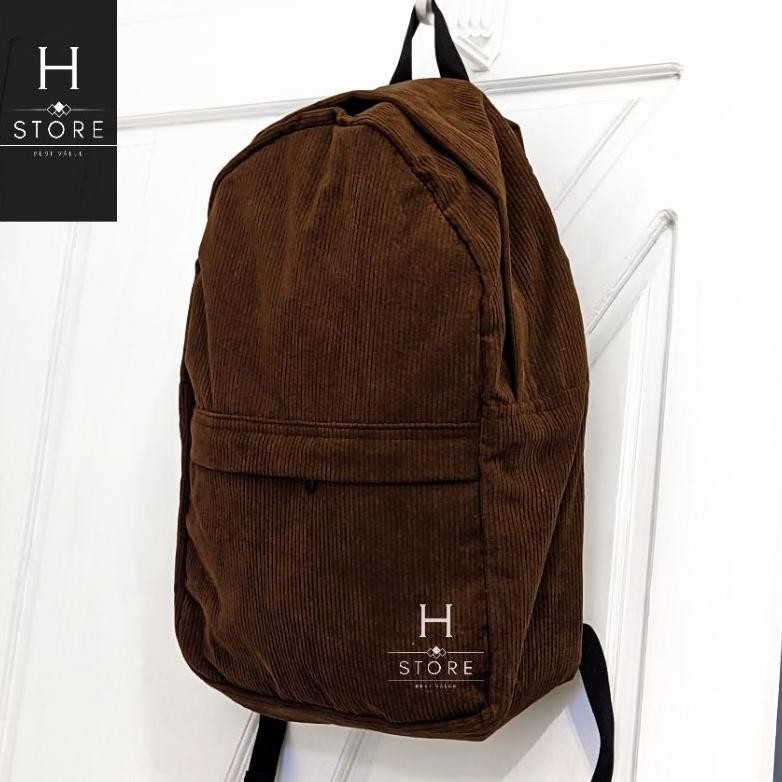Tas ransel corduroy bagpack corduroy tas ransel sekolah