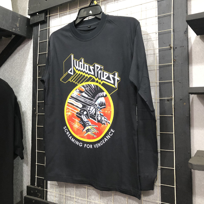 Kaos Judas Priest Screaming for Vengeance Tshirt Bahan Katun Casual Unisex T-SHIRT DISTRO | Size S M