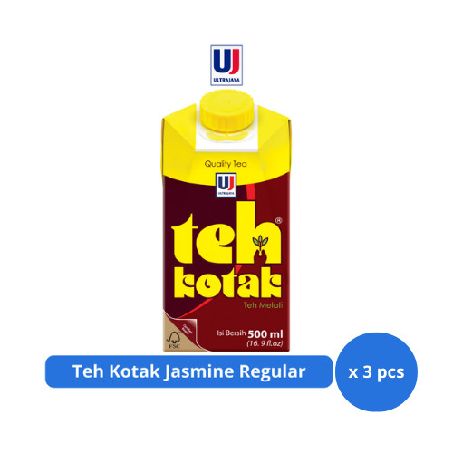 

Teh Kotak Jasmine Regular 500ml x 3 pcs