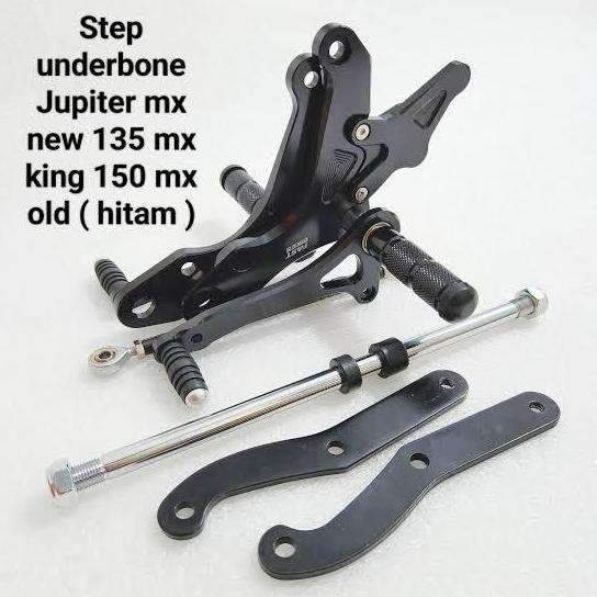 Footstep Underbone / Step Underbone Full Cnc Pnp Jupiter Mx Old / Mx New 135 / Mx King 150 Baru