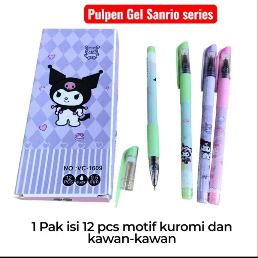 

Pena Gel Vanco kuromi My melody VC-1609