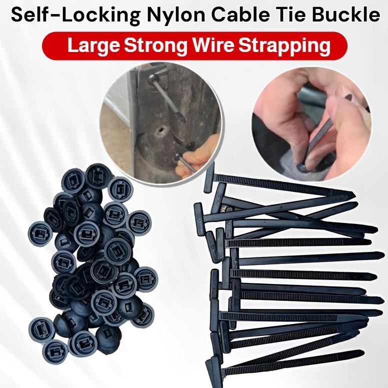 

COD/GRATIS ONGKIR[20pcs/100pcs] Tali Pengikat Mobil & Motor/Kabel Tie Self-Locking/Kuat dan Tahan Lama/Car motorcycle tie buckle Selflocking nylon buckle/Tahan Panas & Air/Nylon selflocking tie buckle