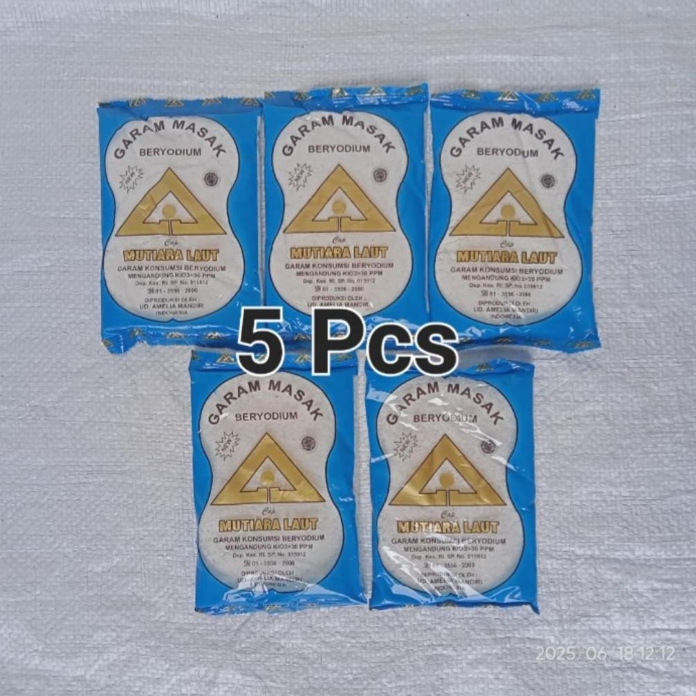 

(Terbaru) ( 5PCS ) GARAM MASAK BERYODIUM 100GR (Terlaris)