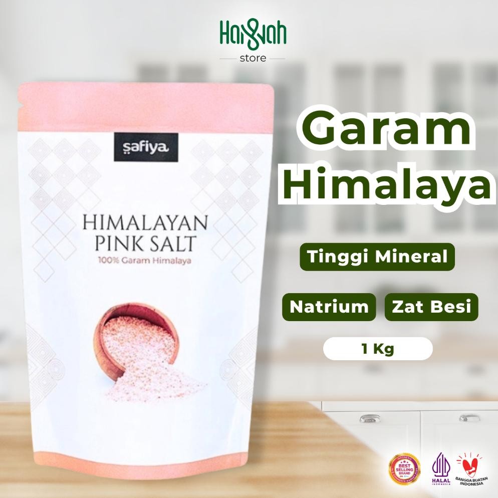 

(Terbaru) Garam Himalaya Safiya 1 Kg Natural Himalayan Salt Premium (Terlaris)