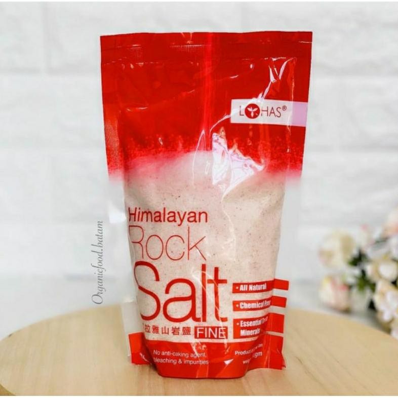 

(Terbaru) Lohas Himalayan Mineral Rock Salt 500g /Garam Dapur (Terlaris)