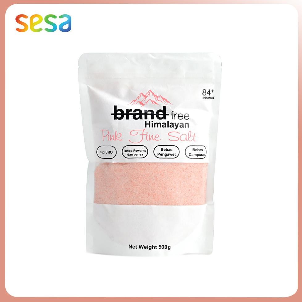 

(Terbaru) BRANDFREE Pink Fine Himalayan Salt 500gr - Garam Halus Sehat Keluarga (Terlaris)