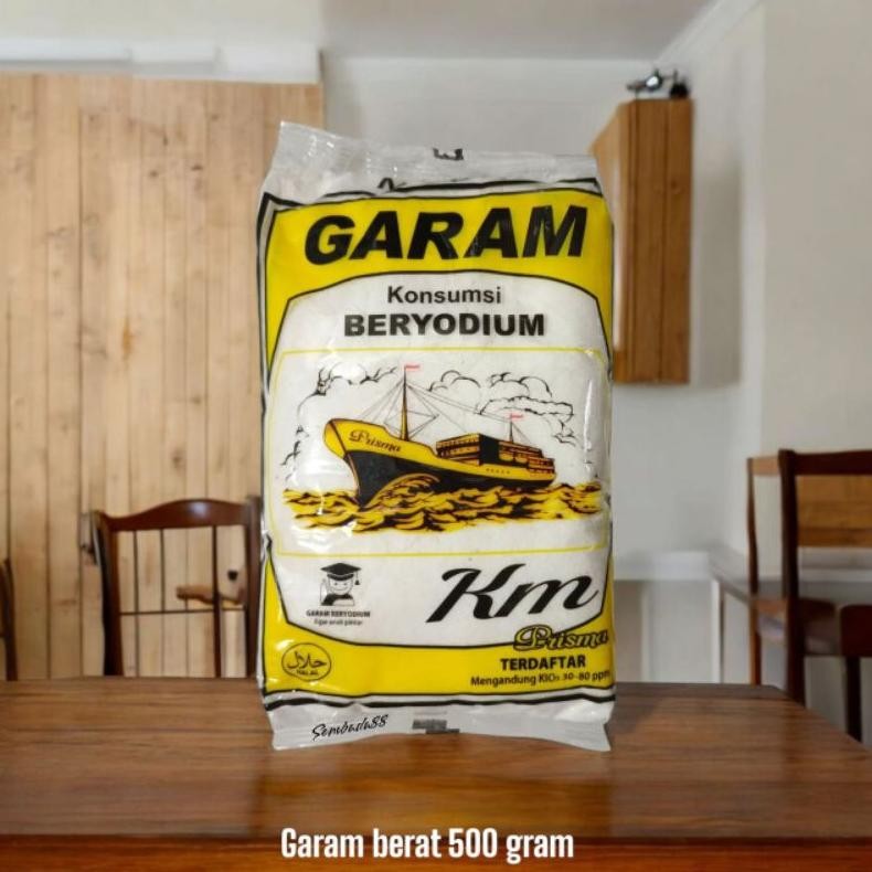 

(Terbaru) GARAM DAPUR CAP KM PRISMA KEMASAN 500 GRAM / GARAM BERYODIUM / GARAM / GAREM (Terlaris)
