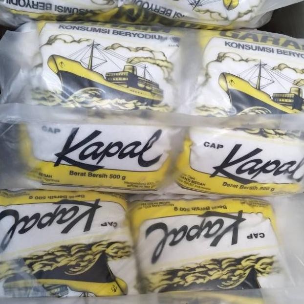 

(Terbaru) GARAM KAPAL 250 gr ( GROSIR) (Terlaris)