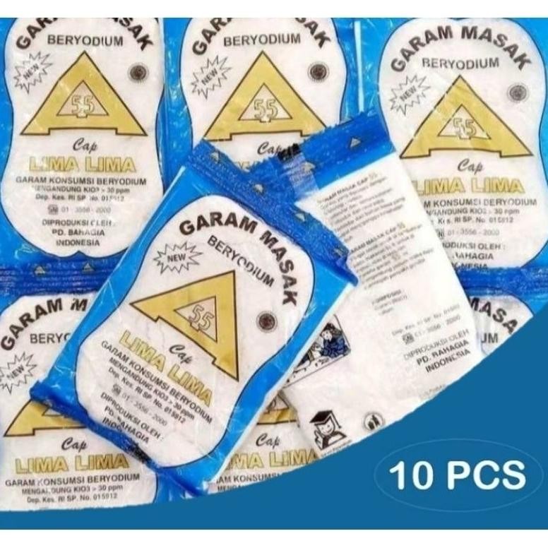 

(Terbaru) 10Pcs Garam Masak 100g /Garam Beryodium /Garem /Bumbu Dapur (Terlaris)
