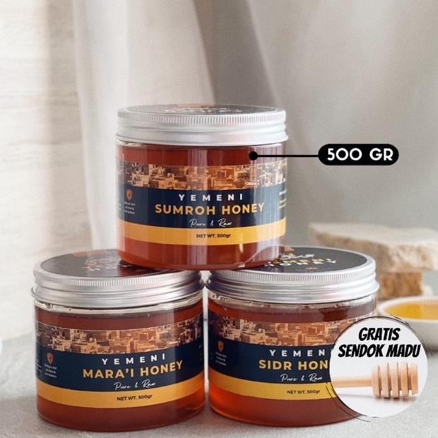 

(Terbaru) 500 gr Madu Yaman Sidr Baghiyah | Madu Marai /Marai | Madu Sumroh Premium High Quality Yemeni Honey (Terlaris)
