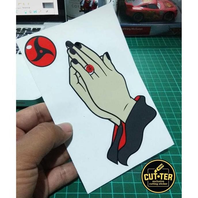 

DR261>> cutting sticker ITACHI UCHIHA hand naruto