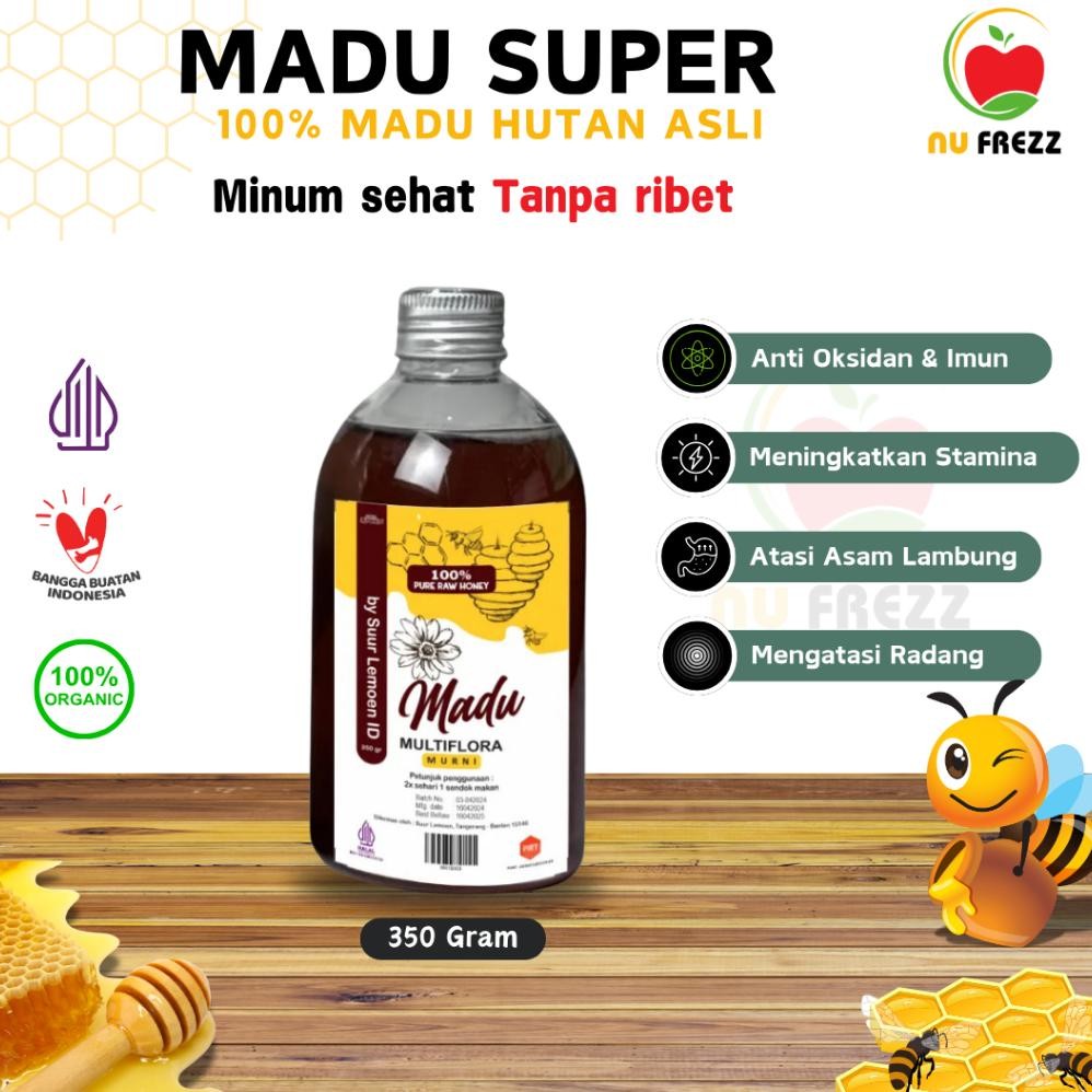 

(Terbaru) Madu Asli Premium 350 gram | Madu Hutan Super Murni Original by Suur Lemoen ID (Terlaris)