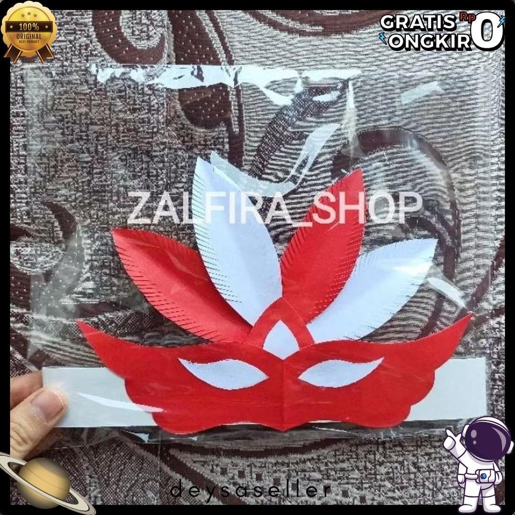 Hiasan Kepala Merah Putih/Mahkota Karnaval Agustusan