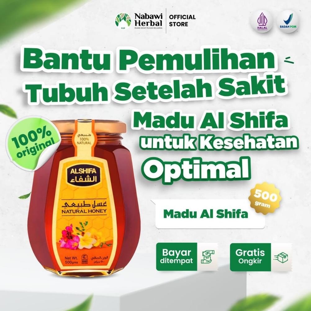 

(Terbaru) ALSHIFA - Madu Al Shifa Natural Honey 500gr (Terlaris)