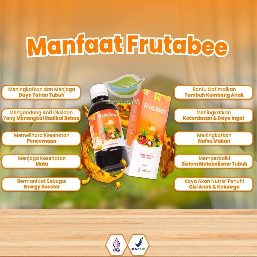 

(Terbaru) Madu Frutabee Propolis Asli Original 100% Alami Vitamin Penambah Napsu Makan Anak Lautan Herbal (Terlaris)