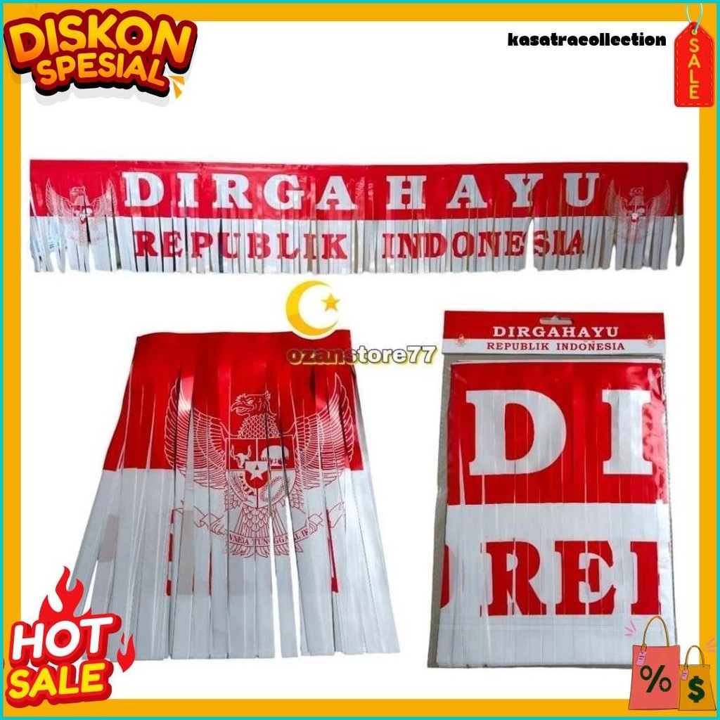 Garlan rumbay dirgahayu Garuda / aksesoris 17 Agustus / hiasan 17 Agustus