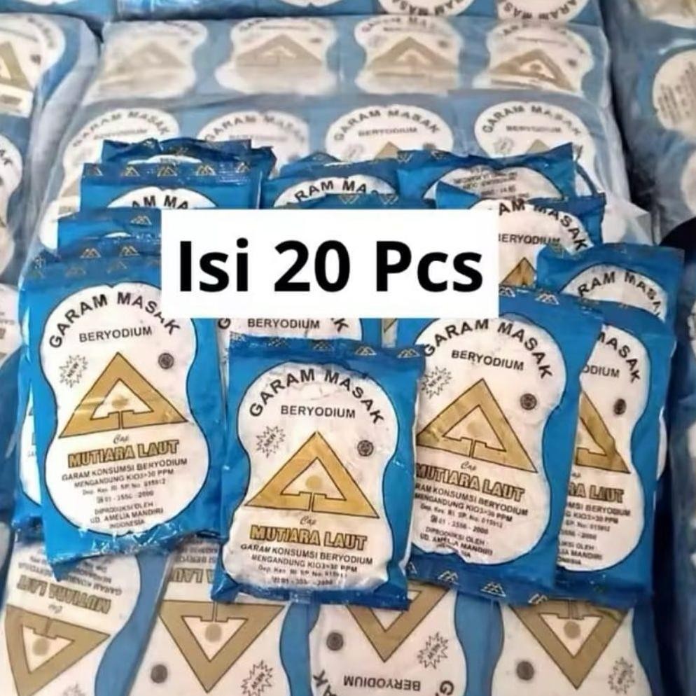 

(Terbaru) Promo 20 pcs garam masak beryodium 100gr per pcs (Terlaris)