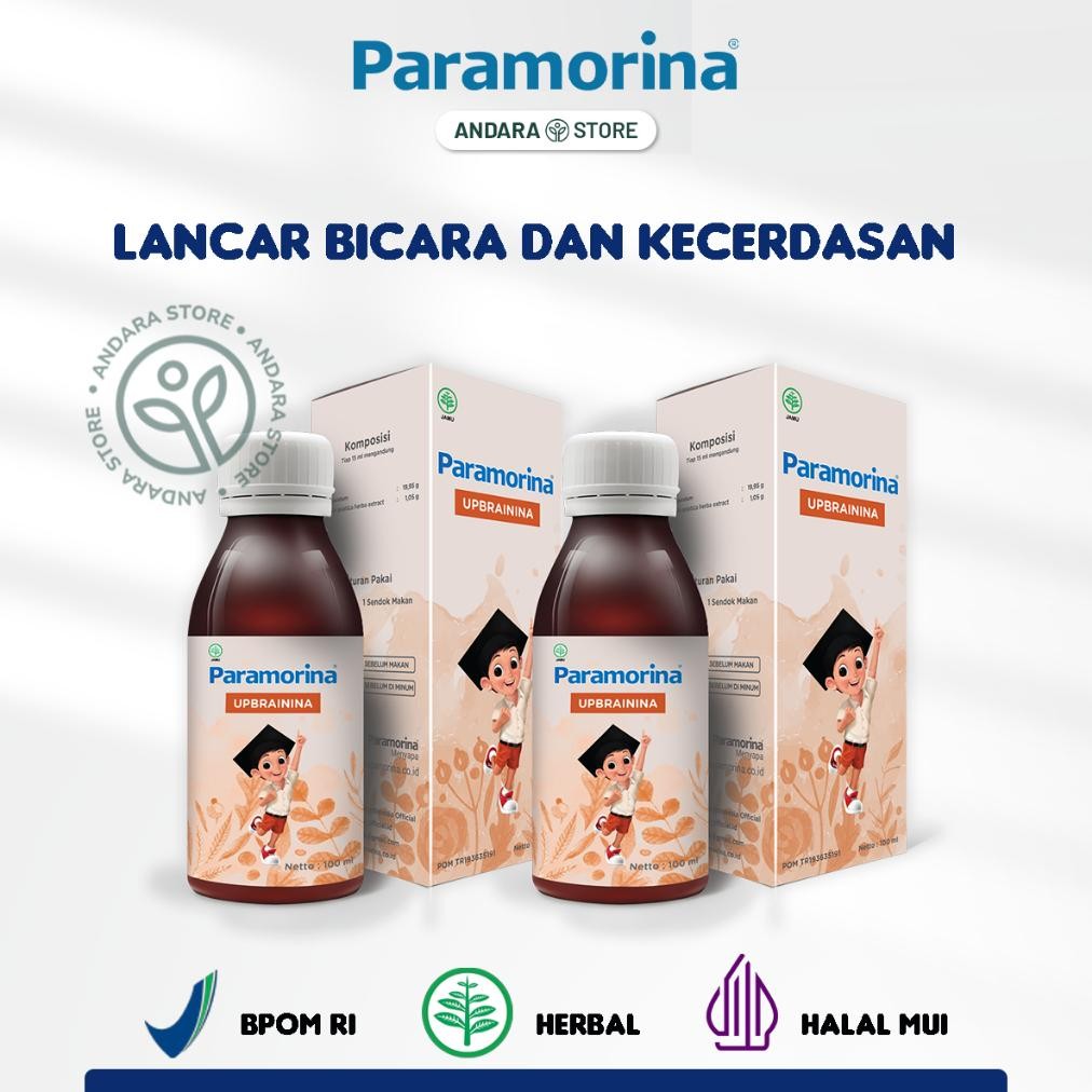 

(Terbaru) [2 Botol] Paramorina Upbrainina - Madu Herbal Membantu Anak Cepat Bicara dan Kecerdasan (Terlaris)
