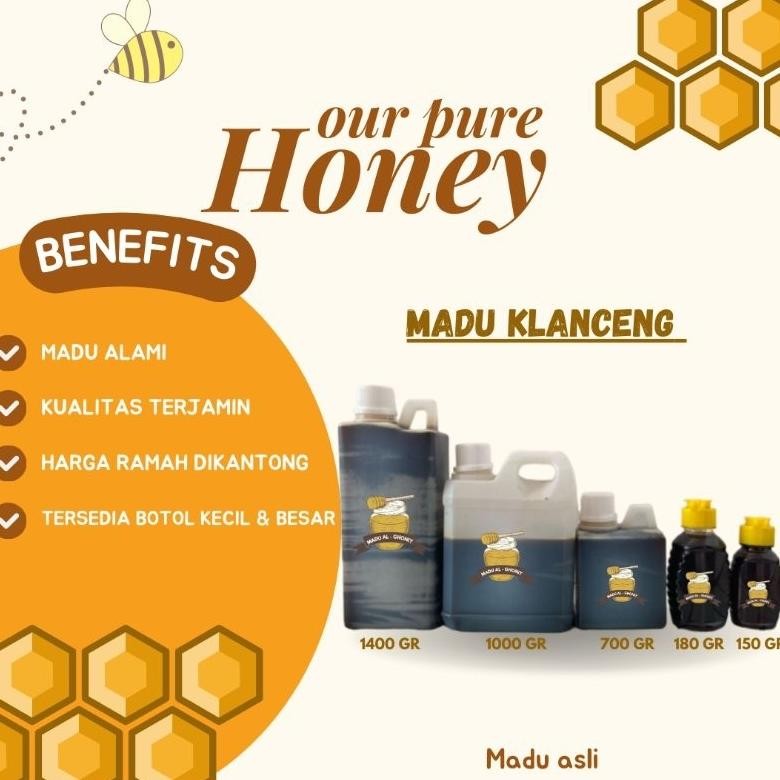 

(Terbaru) Madu Klanceng Nektar Mungul Khasiat Maksimal 100% Murni Alami (Terlaris)