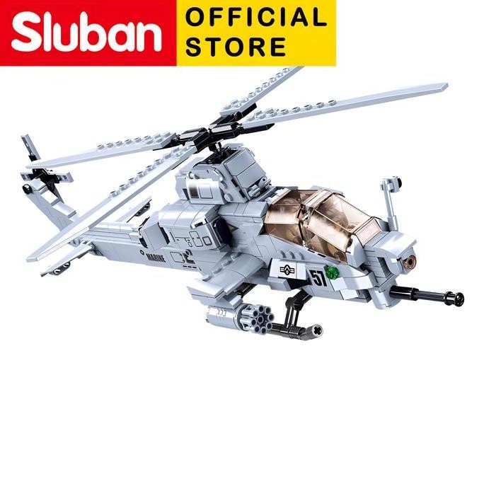 

Mainan Brick Sluban Helikopter Perang Tempur M38 B0838