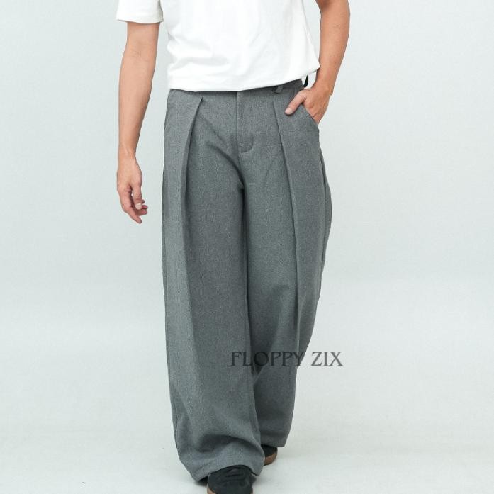 Celana Panjang Pria Baggy Pants Celana Panjang Pria Loosepants Celana Relaxed Pants Celana Formal Pr