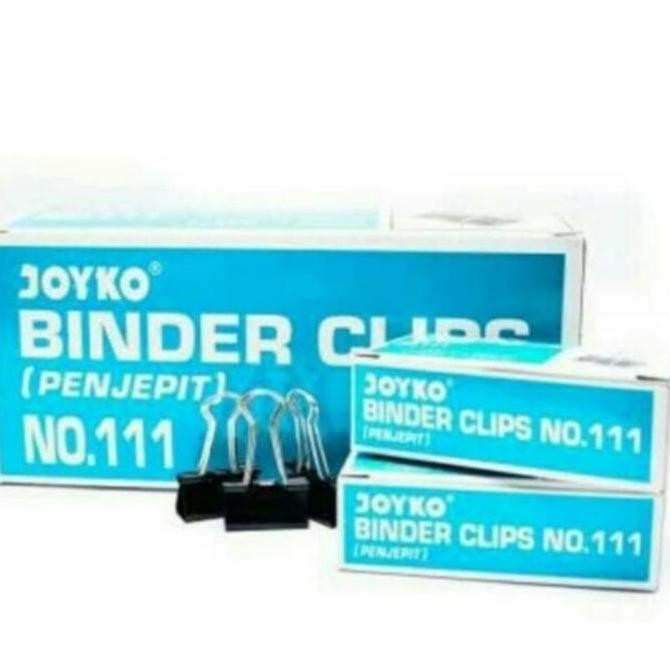 

Binder Clips No 111 Joyko Pergros(12Kotak)