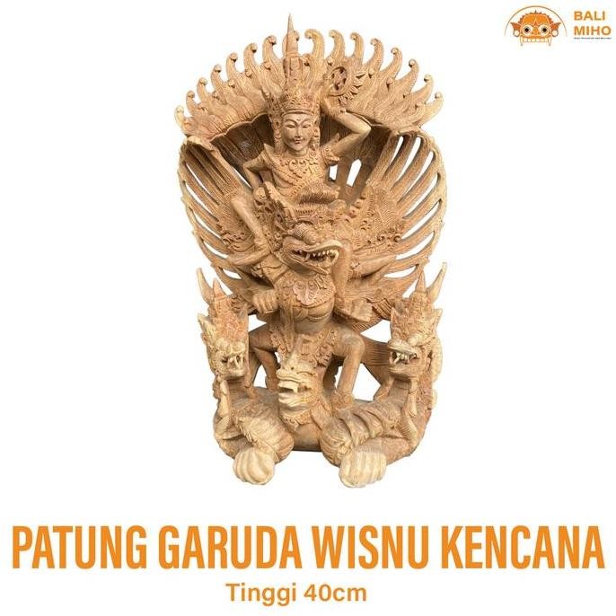 +++++] Patung Garuda Wisnu Kencana 40 cm - Patung Garuda - Patung Dewa Wisnu