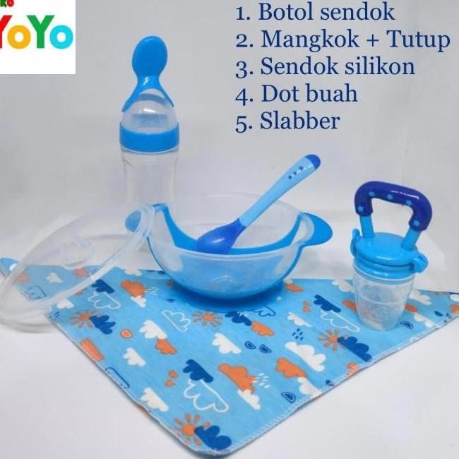 Perlengkapan Makan Bayi Peralatan Makan Bayi Set Alat Makan Bayi