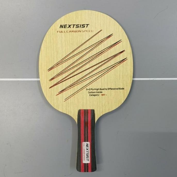 BEBAS ONGKIR - BET PINGPONG TENIS MEJA NEXTSIST OFENSIV CARBON OFF+ KAYU SERANG MURAH