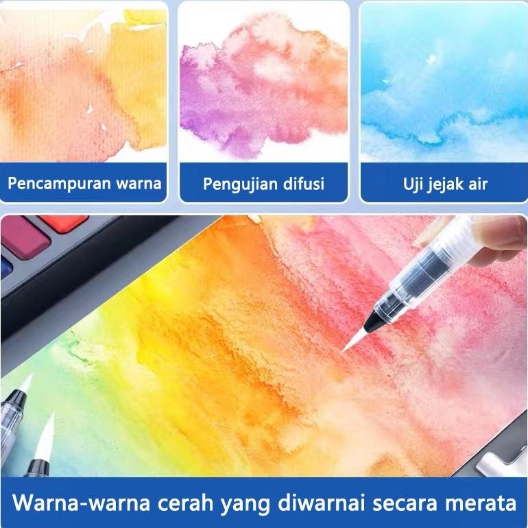 

Super Sale Harga MinimumCod Cat Air Watercolor Set - 36/48 Warna Water Color Alat Cat Air Lukis Set (Termasuk Kuas Dan Kertas Gambar) Super Sale