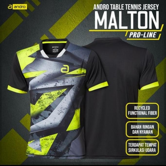 Kaos Shirt Tenis Meja Pingpong Andro Malton