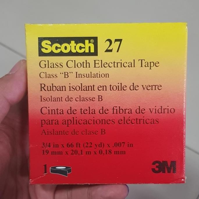 3M Glass Cloth Electrical Tape Scotch 27