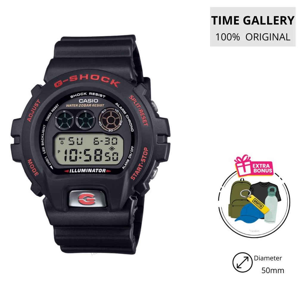 Jam tangan casio original g-shock ori gshock dw-6900tr-1dr dw6900tr1dr dw6900tr 1dr 1d 1 dw6900 900