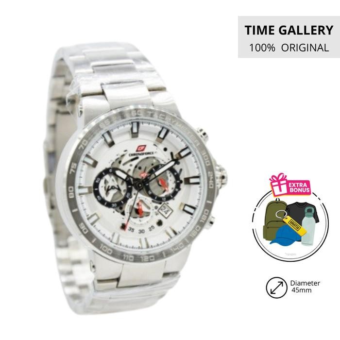 Jam Tangan 100% Original Chronoforce ori chrono force 5309gcbsssilver 5309 5309g cf5309 cf5309g 5309