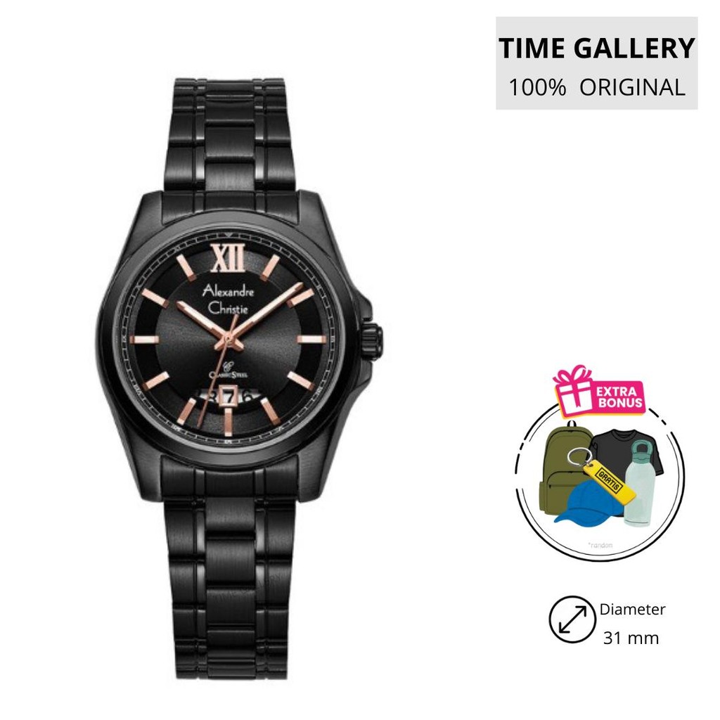 Jam Tangan Wanita Alexandre Christie 8659 ldbipbarg 8659ld ac8659 ld bipbarg 8659ldbipbarg original 