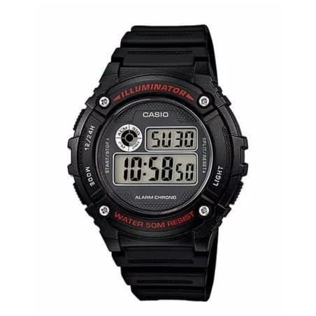 Jam Tangan Casio 100% Original Ori W-216H-1AVDF W216H 1A 1