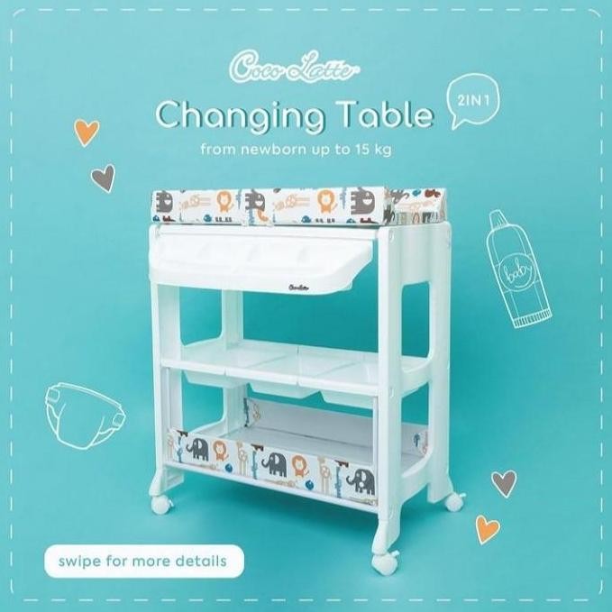 Baby Tafel Cocolatte / Changing Table / Meja Mandi Bayi