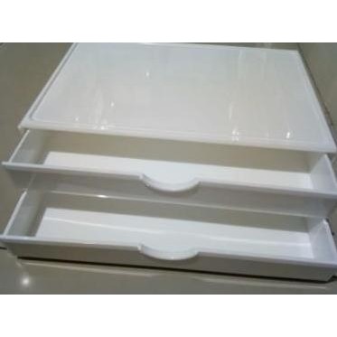 Acrylic Box Tempat Make Up/Laci 2 Drawer Akrilik