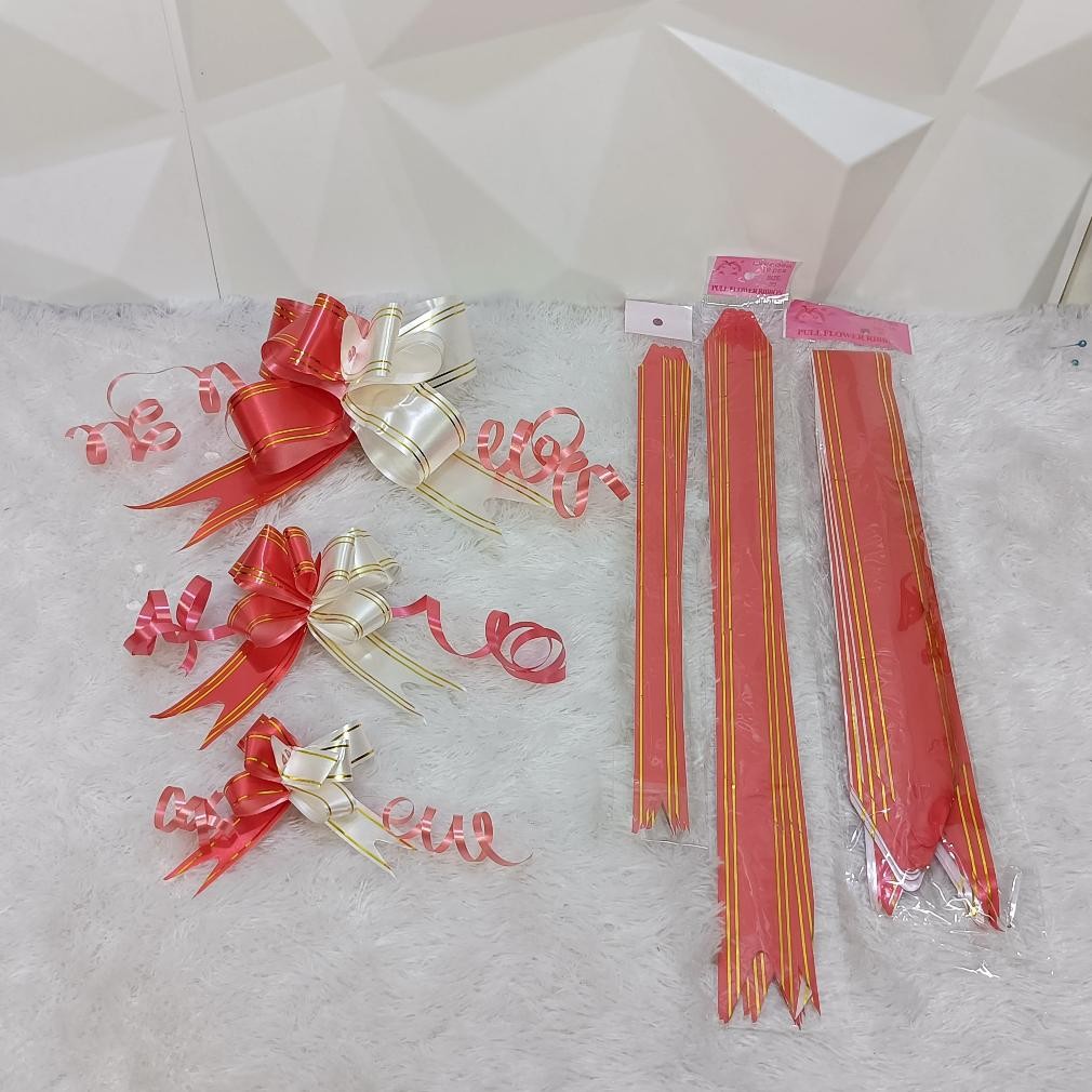 

Vb-8 (10 Pcs) Pita Tarik Merah Putih Besar Support 17 Agustus - Pita Hias Hampers 17-An