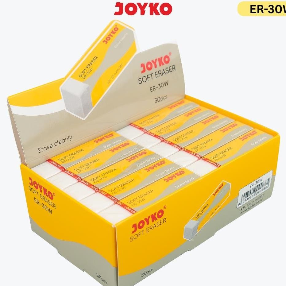 

Joyko Eraser Penghapus 1 Pa Er30W Isi 30 Pcs