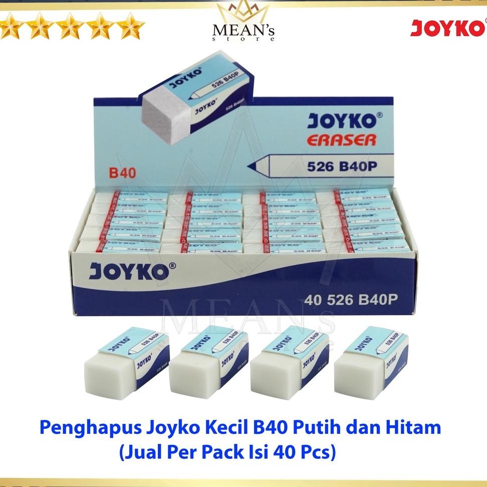

Penghapus Pensil Joyko Isi 40 Pcs B40Pputih B40Blhitam Per Pak