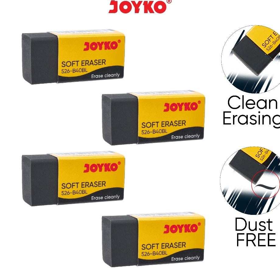 

Penghapus Joyko 526 B 40 Hitam Kecil Stip B 40 P Putih Eraser Pencil B40 B40P Pak 40 Pcs