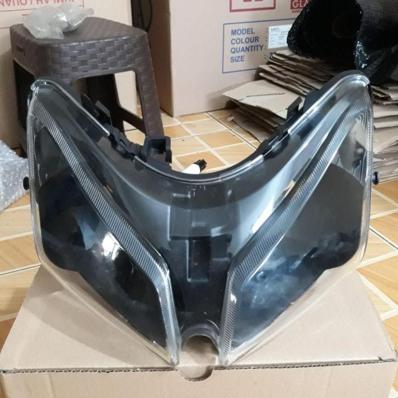 Reflektor Plus Mika Lampu Depan Honda Vario Cw 110 Karbu ( Bukan Vario 110 Techno Karbu ) Custom Hit