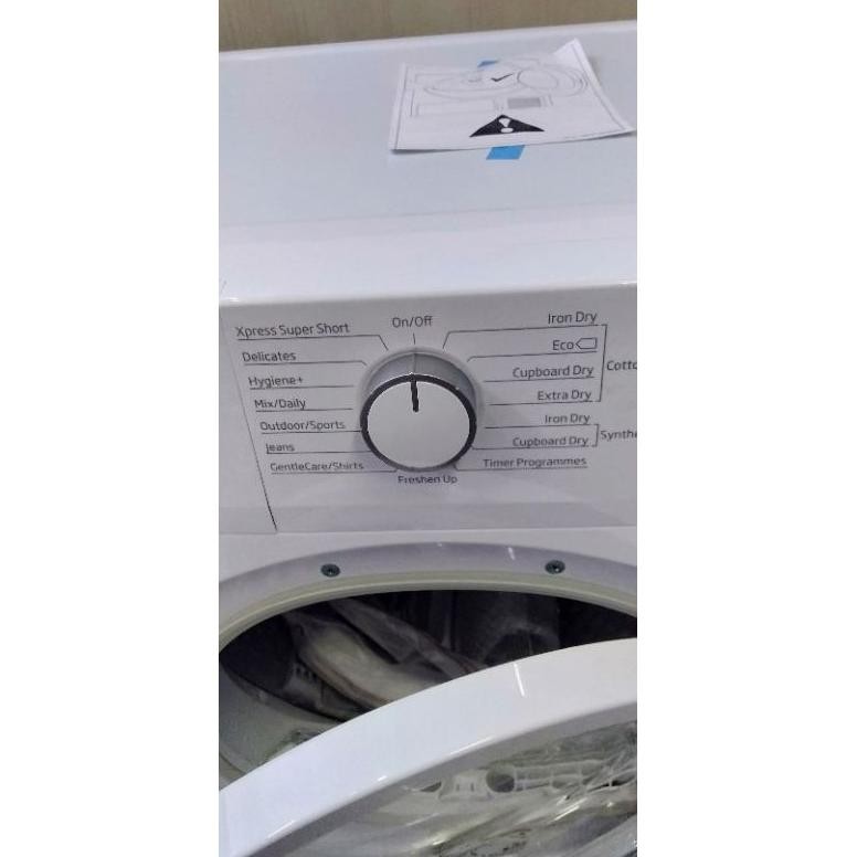 mesin pengering / dryer merk beko pakai gas lpg kapasitas 8 kg, mesin laundry kiloan bisa stack